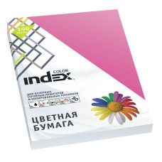 Бумага цветная, Index Color, 80гр, А4, ярко-розовый (22), 100л INDEX COLOR A29517