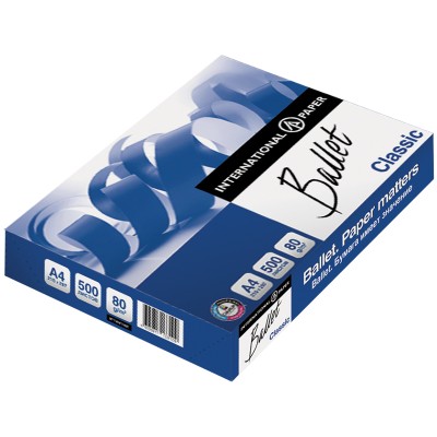 Бумага офисная "Ballet Classic" А4, 80г/м2, 500л., 153% International Paper 000861