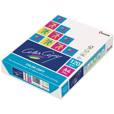 Бумага "Color copy" А4, 120г/м2, 250л., 161% Mondi 182100