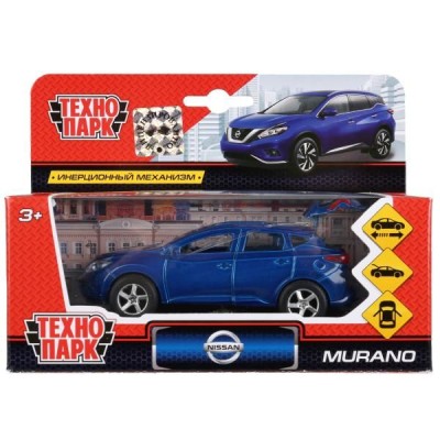 Машина металл Nissan Murano синий 12см открыв.двери,инерц. SB-17-75-NM(BU)-WB