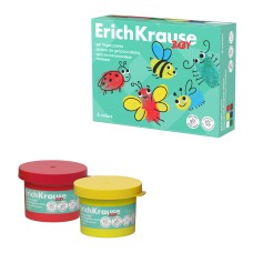 Краски пальчиковые гелевые ErichKrause Baby с Алоэ Вера 6 цветов по 35 мл 1шт 61398