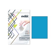 Самоклеящаяся этикетка цена за 1шт ф.A4, разм.210x297; 1 этикетка цвет синий A29639