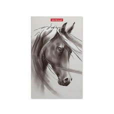 Записная книга на скобе ErichKrause® Wild Horse, 112х181 мм, 32 листа, в точку 49816