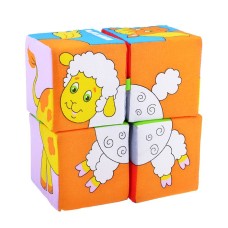 Игрушка кубики "Собери картинку"(Домашние животные) 209
