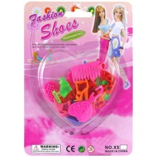 Набор обуви и аксесс.для куклы 29 см, 9 пар, 5 аксс. 200564506