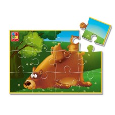 Мягкие пазлы "Медвежата" 12 элементов VT1103-85 Мягкие пазлы "Медвежата" 12 элементов VT1103-85