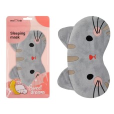 Маска для сна MESHU "Gray kitten", пакет zip-lock, европодвес 368929