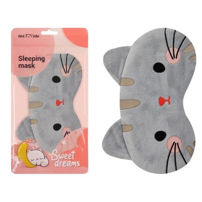 Маска для сна MESHU "Gray kitten", пакет zip-lock, европодвес 368929