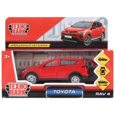 Машина металл "TOYOTA RAV4",12см,открыв.двери,инерц.,красный RAV4-RD