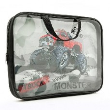 ПМД 2-83 Monster truck  -папка менеджера А4(ручка - тесьма),  350х265x45 мм,ПВХ ПМД 2-83