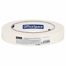 Клейкая лента малярная OfficeSpace, 19мм*50м, ШК 353366