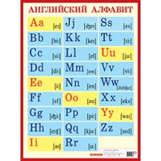 Английский алфавит с транскрипцией. Наглядное пособие для школы