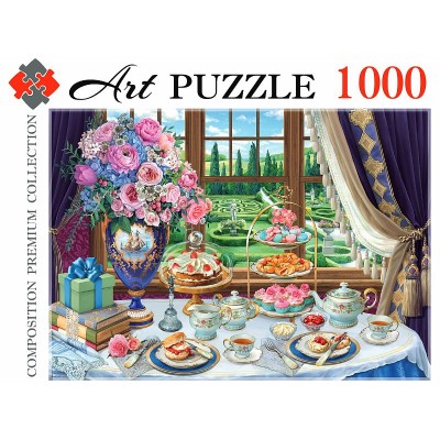 Artpuzzle. ПАЗЛЫ 1000 элементов. АНГИЙСКИЙ ЗАВТРАК (Арт. Ф1000-0454)