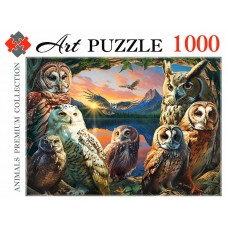 ПАЗЛЫ Artpuzzle 1000 элементов.ВЕЧЕРНИЕ СОВЫ (Арт. Ф1000-0456)