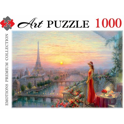 Artpuzzle. ПАЗЛЫ 1000 элементов.ДАНДОРФ О. ВЕЧЕРНИЙ ПАРИЖ (Арт. РУК1000-0457)