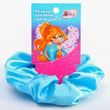 Светящаяся резинка для волос, голубая, WINX  6259403