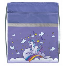 Мешок д/обуви Schoolformat LITTLE UNICORN 49х41 см д/девочек большой с карманом 227978