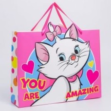 Пакет подарочный "You are amazing", Коты-аристократы, 40х31х11,5 см   7153516