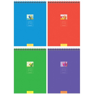 Блокнот А5 40л. на гребне ArtSpace "Моноколор. Office style" 253981