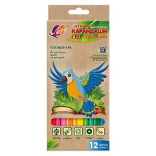 Карандаши пластик 12цв "Zoo" карт упак е/п ЛУЧ 29С 1740-08 097681