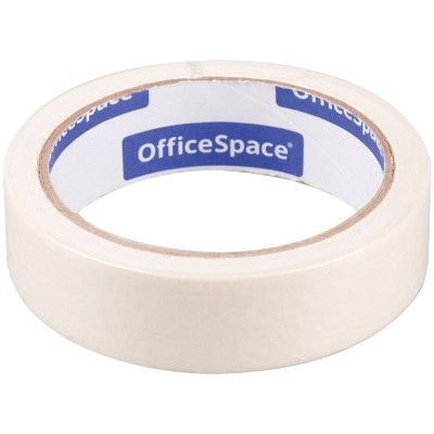 Клейкая лента малярная OfficeSpace, 25мм*25м, ШК Спейс 255782