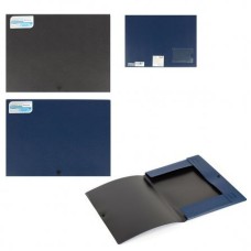 Папка на кнопке Sahand, A4, 240х320х10, 500 мкм, карман для визитки, ассорти, "Metallic" 0971M