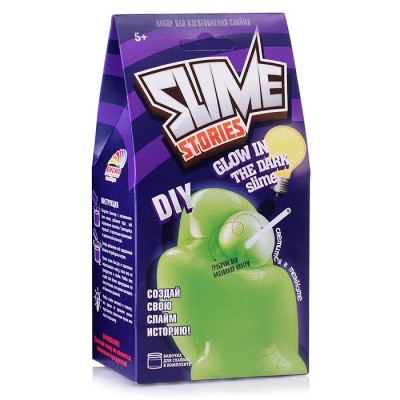 Набор для опытов и экспериментов.Юный химик.Slime Stories. Glow in the dark 916 916