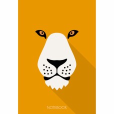 Блокнот А6 40л. Склейка. Крепление по короткой стороне. Блок: клетка. Обл.: мелованный картон. Бум офсет 70 гр.  Лев БЛОКНОТЫ А6 (*склейка) 40л БСК64016