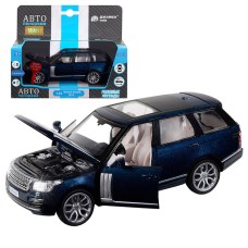 ТМ "Автопанорама" Машинка металлическая 1:34 2013 Range Rover, темно-синий перламутр, свет, звук, откр. двери, инерция, в/к 17,5*13,5*9 см JB1251297