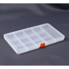 Органайзер для рукоделия 13отд 21*12,3*1,5см прозрачный АУ 10462547