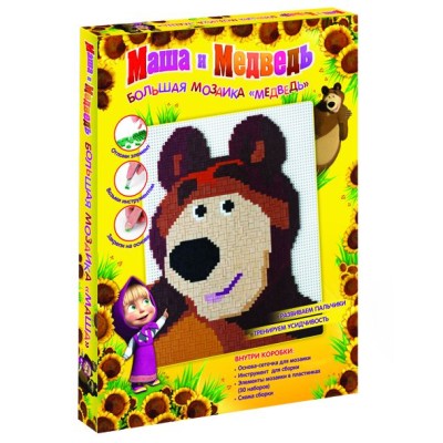 Мозаика "медведь ", большая 26,6*33,3см, МИМ