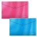 Набор из 4 папок-конвертов пластиковых ErichKrause Glossy Bubble Gum арома A4 непрозрачный ассорти 54913