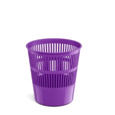 Корзина для бумаг сетчатая пластиковая ErichKrause Vivid, 9л, фиолетовый 55931