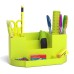 Набор настольный пластиковый ErichKrause Victoria Neon Solid желтый 53266