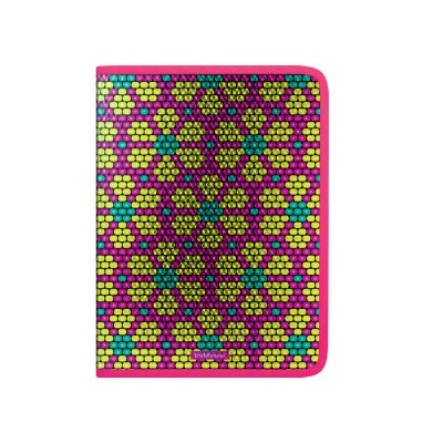 Папка для тетрадей на молнии пластиковая ErichKrause® Pink&Yellow Beads, А4  52830