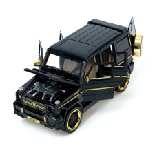 Машинка металлическая Mercedes Benz Brabus 1:24 белый, свет, звук цвет белый и черный ассорти G-Klessa