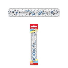 Линейка пластиковая ErichKrause® Frozen Beauty, 15см, во флоупаке (white) 55467