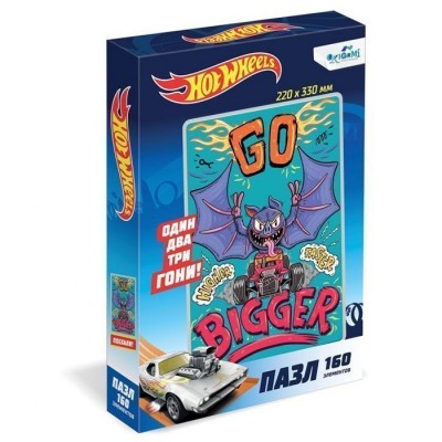 Hot wheels.Пазл.160 Эл.Райдер.07076