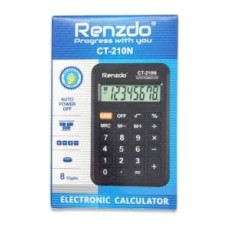 Калькулятор DJ-260 Renzdo Карманный, 8 разр, 6,6х10,3х1,5см, черный CT-210N 332930