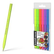 Линеры ErichKrause Art Spirit Neon 6 цветов 62953