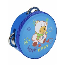 Деревянная игрушка. Бубен 10см (в пакете) ( Арт. И-2535)
