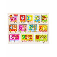 Деревянная игрушка. Рамка-вкладыш (22,5х30см) "УЧИМСЯ СЧИТАТЬ" Арт. AN02348