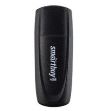 Флеш-диск 4 GB SMARTBUY Scout USB 2.0, черный, SB004GB2SCK