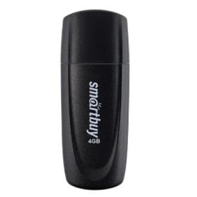 Флеш-диск 4 GB SMARTBUY Scout USB 2.0, черный, SB004GB2SCK